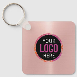 Logotyp, QR-kodtext Nyckelring