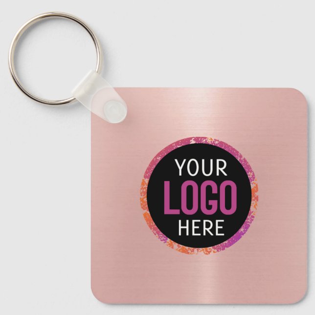 Logotyp, QR-kodtext Nyckelring (Framsida)