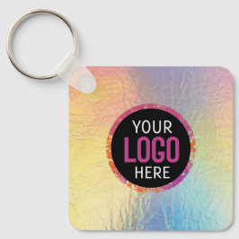 Logotyp, QR-kodtext Nyckelring