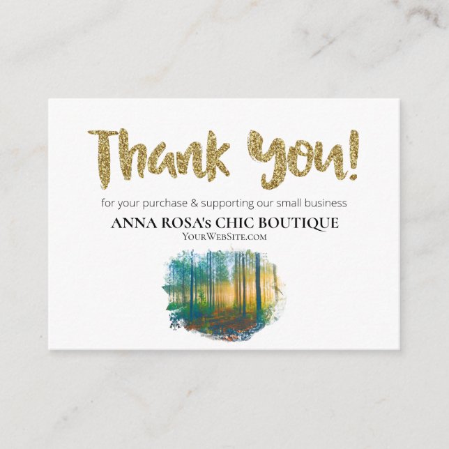 *~* LOGOTYP QR TACK Review FOREST SKOGEN AP8 Tilläggskort (Framsida)