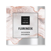 Logotyp QRCODE Shop Holograph Makeup Ro Marble