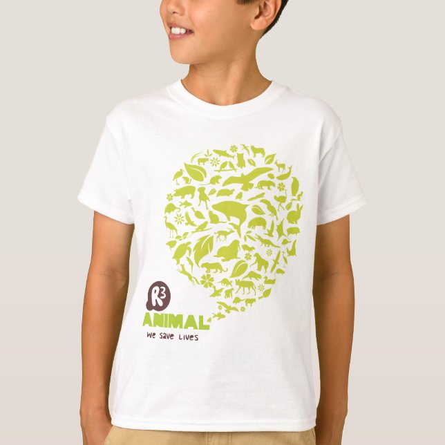 Logotyp R3 Djur T-shirt (Framsida)