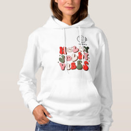 Logotyp Retro jul Holly Jolly Vibes Helgdagar T Shirt