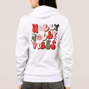 Logotyp Retro jul Holly Jolly Vibes Helgdagar T Shirt