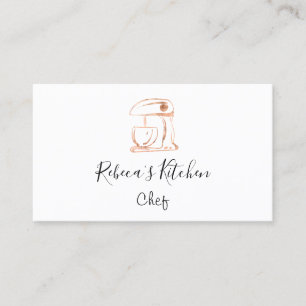 Logotyp Robot Mixer Chef Sweets Bakery Ro Visitkort