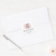 Logotyp rosa borststroke typografi hårkonfektion fyrkantigt klistermärke (Envelope)