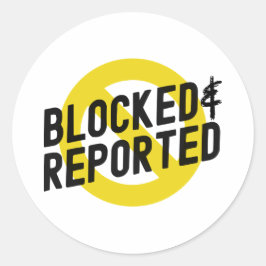 Logotyp Runt Klistermärke