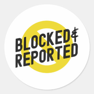 Logotyp Runt Klistermärke