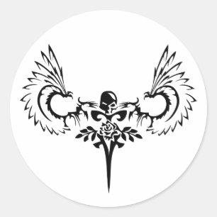 Logotyp Runt Klistermärke