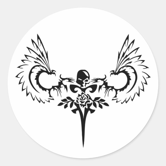 Logotyp Runt Klistermärke (Framsida)