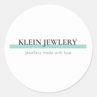 Logotyp Runt Klistermärke