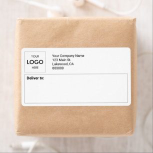 Logotyp Shipping Business Professionell Label Fraktsedel