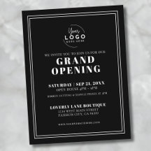 Logotyp Simple Business Grand Open