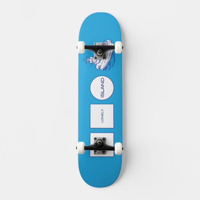 Logotyp Skateboard Bräda 21,5 Cm (Framsida)