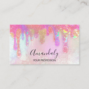 Logotyp Soap Holograph Drip Cosmetics Ro Visitkort