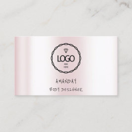 Logotyp Social Media Logotyp QR-kod Holografisk up Visitkort