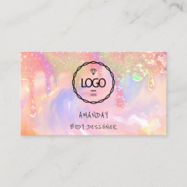 Logotyp Social Media Logotyp QR-kodholograp-drivru Visitkort