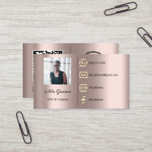 Logotyp Social Media QR-kod Foto Anpassningsbar R Visitkort