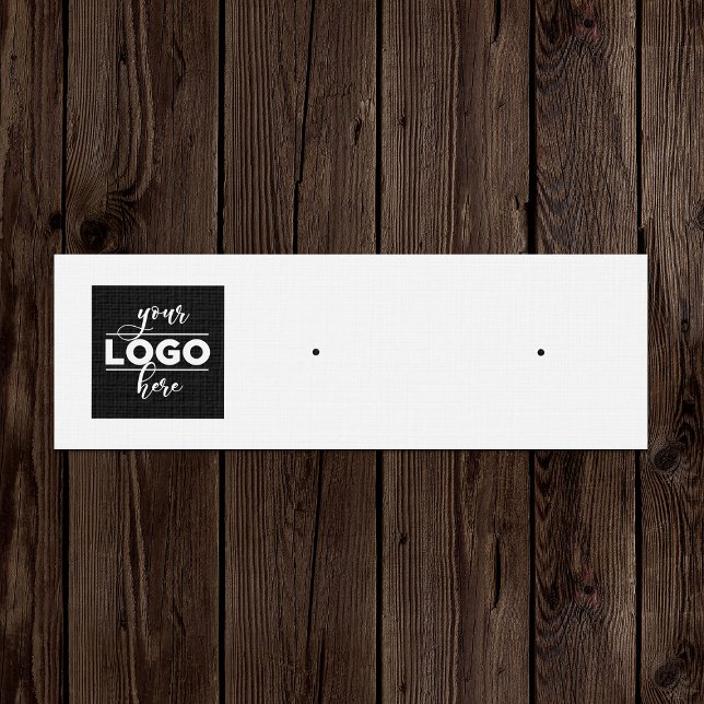 Logotyp Stud Earring Visning Cards Litet Visitkort (Skapare uppladdad)
