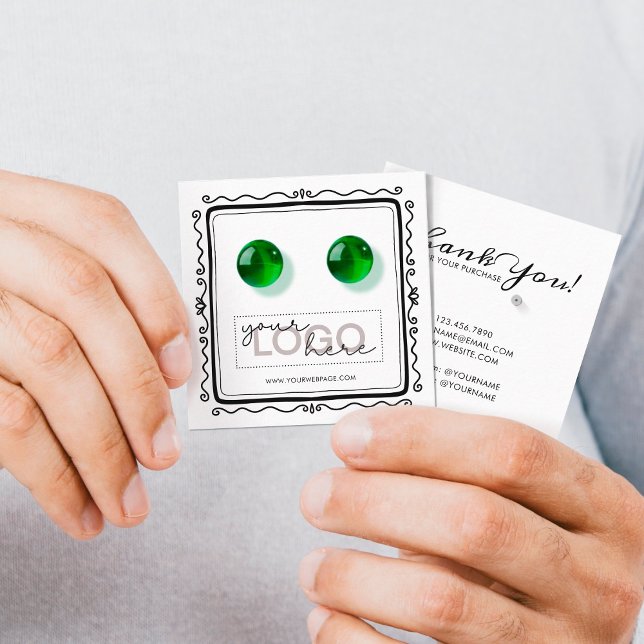 Logotyp Stud Örningar Doodle Square Card 03 Pack 2 (Skapare uppladdad)