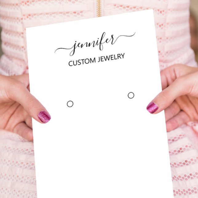 Logotyp: Svart Social Media White med judiskt kort (Logo Jewelry Card Social Media Black White)