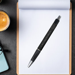 Logotyp svart vit namn mobil