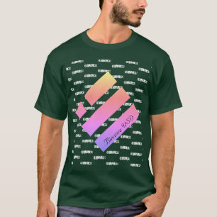 Logotyp T-Shirt för BINANCE USD CRYPTO VALRENCY