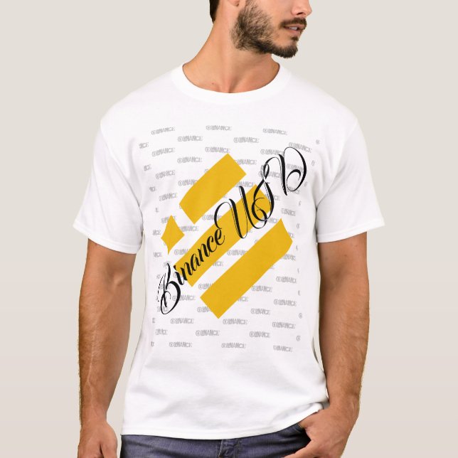 Logotyp T-Shirt för BINANCE USD CRYPTO VALRENCY (Framsida)