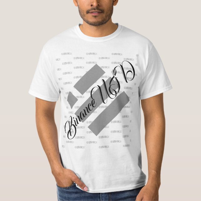 Logotyp T-Shirt för BINANCE USD CRYPTO VALRENCY (Framsida)