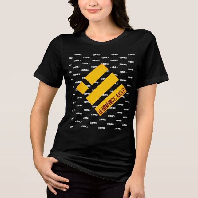 Logotyp T-Shirt för BINANCE USD CRYPTO VALRENCY (Framsida)