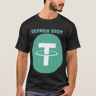 Logotyp T-Shirt för tether USDT Cryptocurrency - I