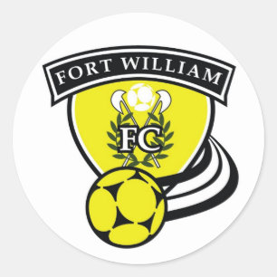 Logotyp - Team Kit - Fort William High... - Anpass Runt Klistermärke