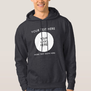 Logotyp Text Manar Mörk Grått Dubbla Template Side Hoodie