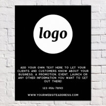 Logotyp Text Promotive Business Black