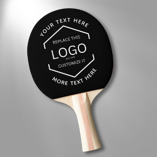 Logotyp Text Svart bakgrund - Befordra företag Pingisracket