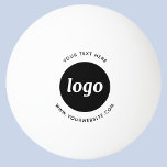 Logotyp-textwebbplats Business Promotional Pingisboll<br><div class="desc">Lägg till din egen logotyp och ditt eget textval till den här designen. Ta bort den övre eller nedre texten om du vill. Minimalistisk och professionell. Underbar för medarbetarprofilering,  sponsring eller som marknadsföringsprodukt för dina kunder och kunder.</div>