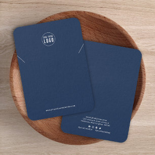 Logotyp Tryckmaskin Anpassad färg halsband display Visitkort