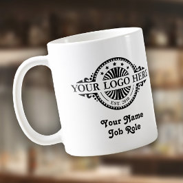 Logotyp Upload, Namn/ Job Roll, Company Mugg