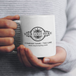 Logotyp Upload, Webben Adress, Professionell buisn Kaffemugg