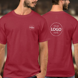 Logotyp-uppladdningspersonal T Shirt