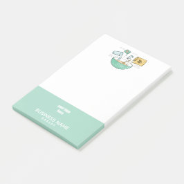 Logotyp, varupostrecept post-it block