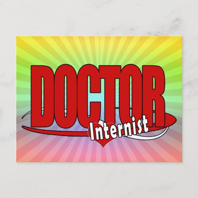 LOGOTYPDOKTORInternist Vykort (Framsida)