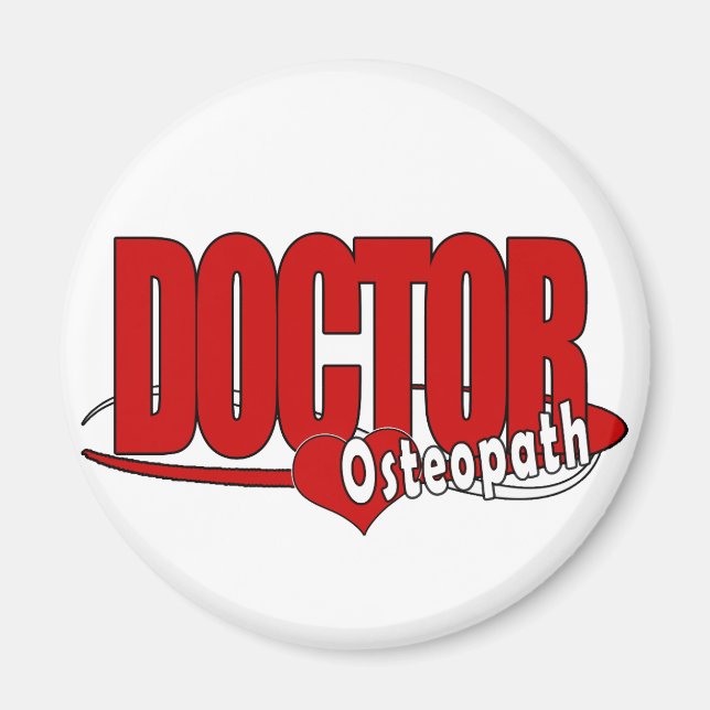 LOGOTYPDOKTOROSTEOPATH MAGNET (Framsidan)