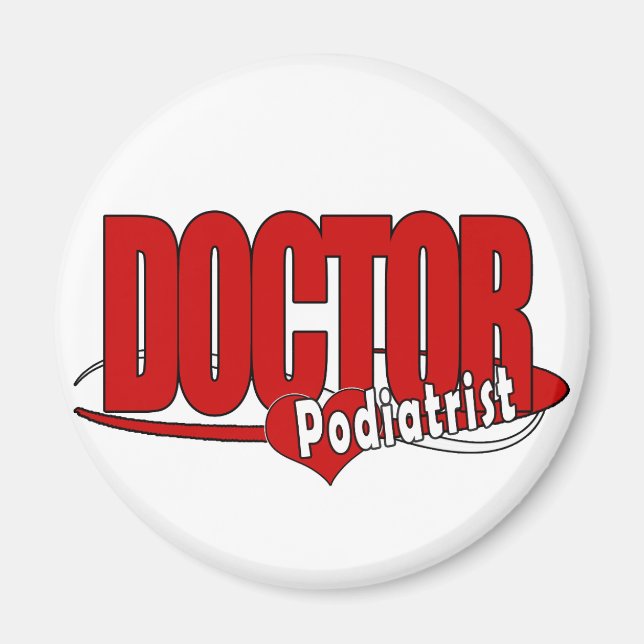 LOGOTYPDOKTORPODIATRIST MAGNET (Framsidan)
