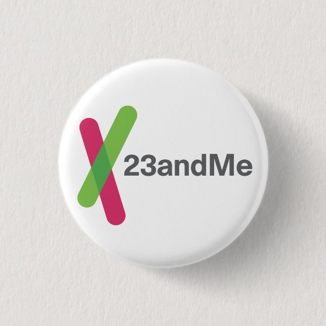 logotypen 23andMe Kortkort-Knäppas Knapp (Framsida)