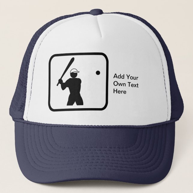 Logotypen anpassade Baseballer Truckerkeps (Framsida)