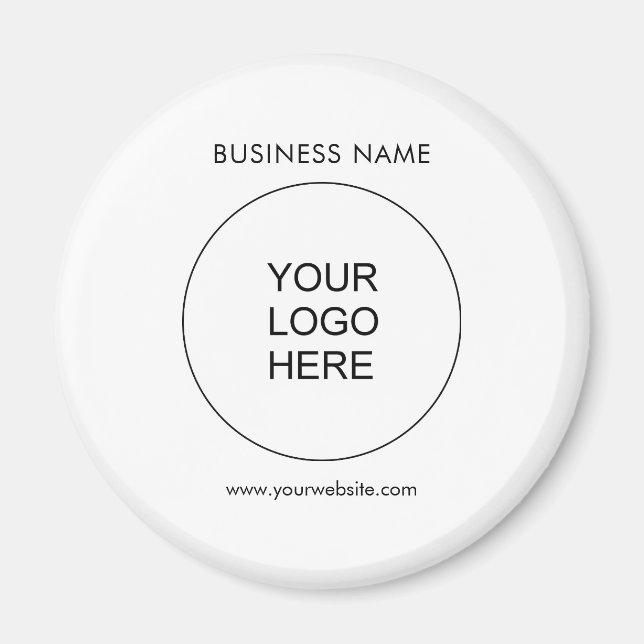 Logotypen anpassade Business Promotional Template Magnet (Framsidan)