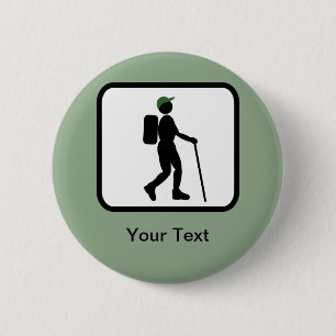 Logotypen anpassade Hiker Knapp