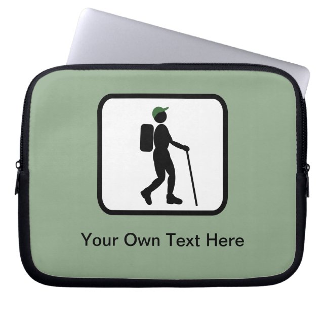 Logotypen anpassade Hiker Laptop Fodral (Framsidan)