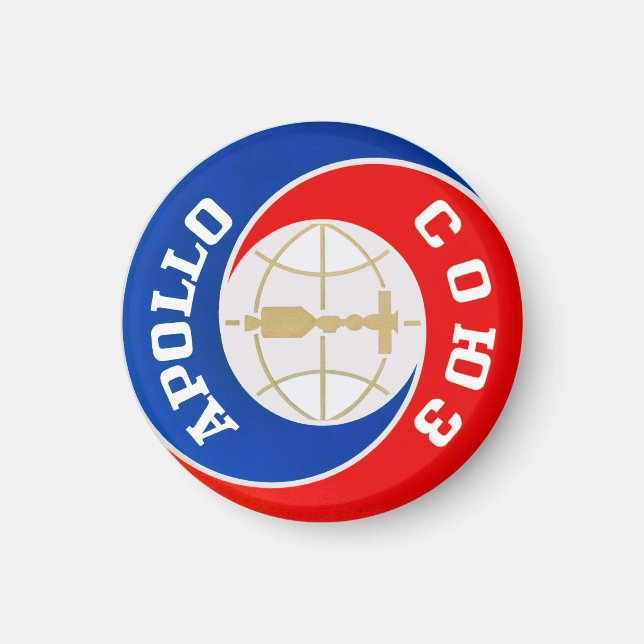 Logotypen Apollo-Soyuz Uppdrag Magnet (Framsidan)